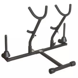 Double Sax Stand with 2 Flute Pegs